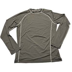 Eastern Mountain sports EMS Hiking long sleeve base layer Men's Sz Large Gray
